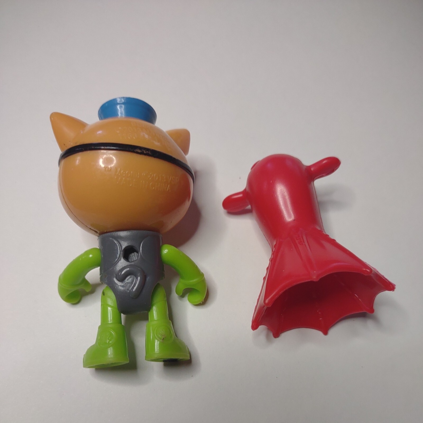 Octonauts Kwazii Vampire Squid Mattel replacement parts Used W/ flaws