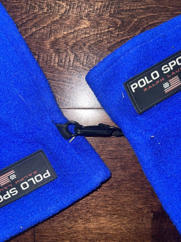 DE COLECCIÓN POLO RALPH LAUREN DEPORTE BANDERA DE ESTADOS UNIDOS ESTADIO ALA P BANDERA DE ESQUÍ ALTA TECNOLOGÍA L/XL Foto 3 de 4