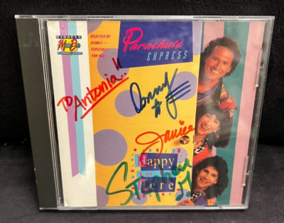 Parachute Express: Happy To Be Here CD, 1991, Walt Disney Records Autographed