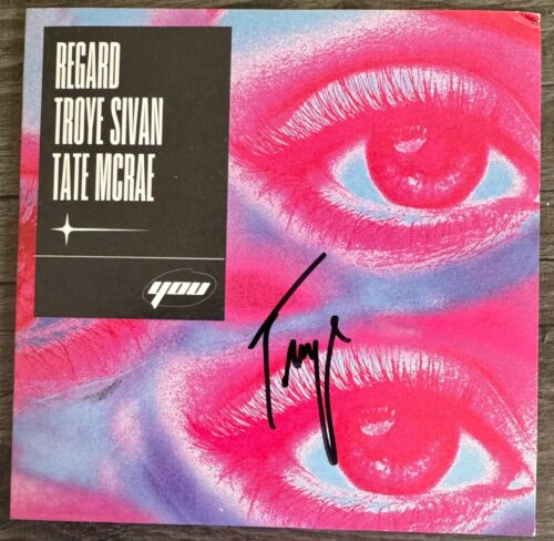 TROYE SIVAN/TATE MCRAE/REGARD  - YOU (RARE SIGNED 2 TRACK CD SINGLE) - Bild 1 von 4