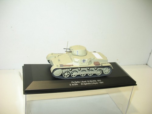 1:43 German Char PZ Panzer I .. Libya Military 1:43 Eaglemoss Collection - Picture 2 of 2