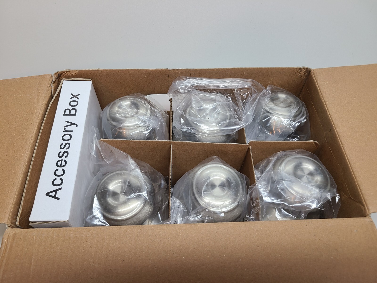 Hartford Satin Nickel Hall/ Closet Door Knob Contractor Pack (6-Piece)