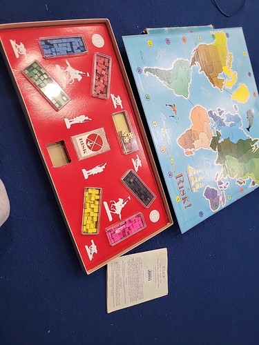 VINTAGE ORIGINAL RISK "1959/1963 Edition" PARKER BROTHERS BOARD GAME Complete - Picture 2 of 12