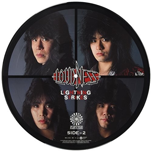 Loudness Lightning Strikes Japan PICTURE Disc Record Limited WPJL-10104 - Picture 3 of 3