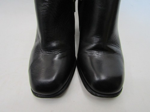 H by HUDSON Mujer Talla 39 EUR Negro Cuero Cremallera Tobillo Moda Botas Botín - Imagen 6 de 11