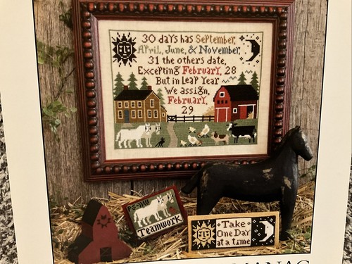 RARE!!! The Prairie Schooler “A FARMER’S ALMANAC” NO. 144 Cross Stitch 2008 - Picture 3 of 5
