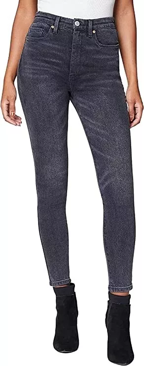 BLANKNYC Women s The Great Jones High Rise Skinny Denim Jeans Size 31 Black