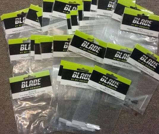 Un montón de-Flite Blade 120SR 120S E helicóptero piezas nuevas en paquetes de más de 125 Un montón de-Flite Blade 120SR 120S E helicóptero piezas nuevas en paquetes de más de 125