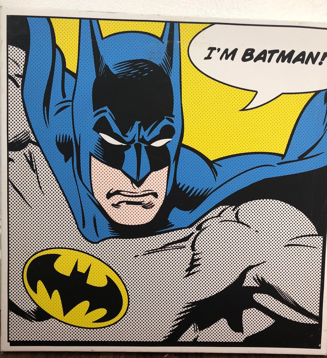 Vintage Original DC Comics Canvas print Batman Pyramid International Pop Art  | eBay