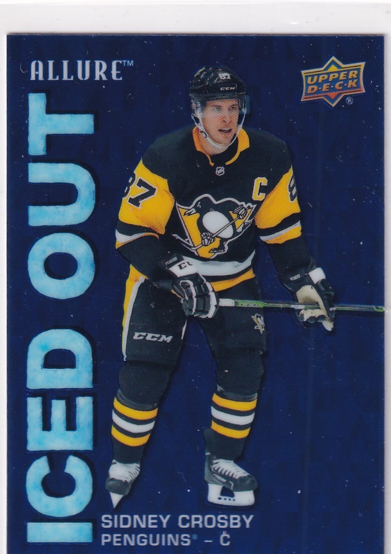 19/20 UD ALLURE SIDNEY CROSBY ICED OUT INSERT