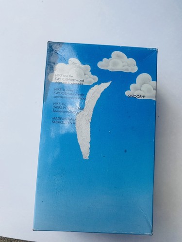 Rare Nike Baby Sport Flight Sneakers Shoes 3C Blue 1991 OG Box Midtop Vintage - Bild 6 von 7