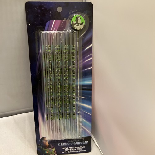 Juego de pajitas reutilizables Buzz Lightyear de 9 piezas - Imagen 2 de 12