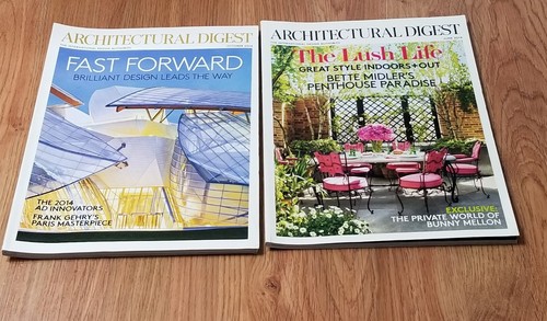Architectural Digest Magazines Lot Of 12 October 2008 Special Issue 2013 2014 - Picture 9 of 24