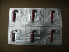 6 disposable red chart recorder pen 82-22-0102-06 850A-160-2 lot /6 11 available