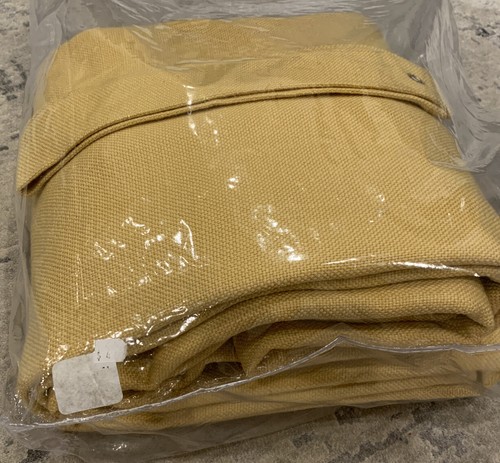 RH( 1)PERENNIALS® PERFORMANCE TEXTURED LINEN SOLID GROMMET DRAPERY 50X120 Soleil - Picture 10 of 10