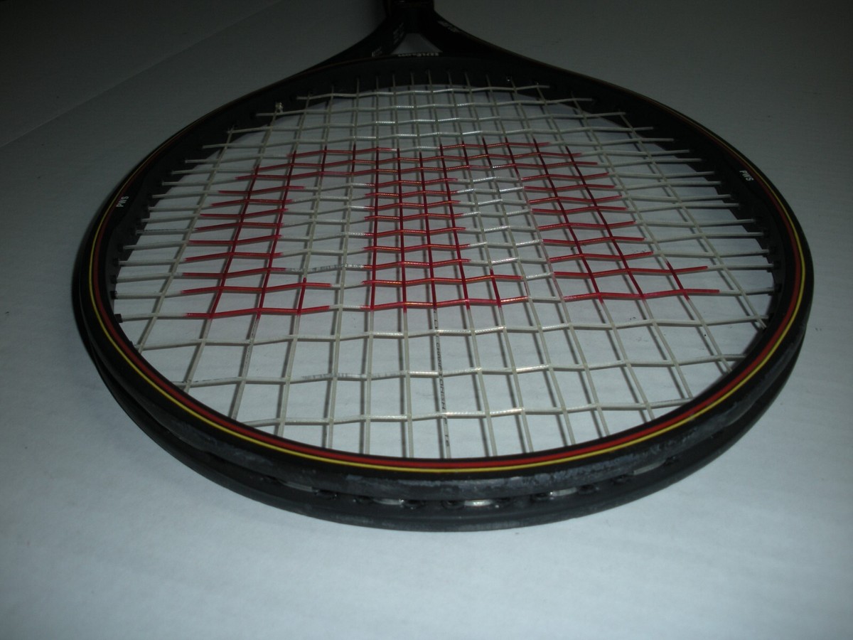 WILSON PRO STAFF 6.0 LARGEHEAD OS 110 TENNIS RACQUET 4 3/8 WILSON PRO STAFF 6.0 LARGEHEAD OS 110 TENNIS RACQUET 4 3/8