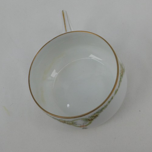Rosenthal Donatello Briar Rose 1 7/8" Flat Cup ONLY Yellow Rose Gold Trim FLAW - Imagen 5 de 8