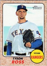 2017 Topps Heritage #621 Tyson Ross Texas Rangers