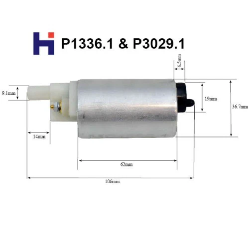 Hi / SYTEC IN TANK LOW PRESSURE FEEDER PUMP (AC 6441336) + FILTER + FITTINGS - Image 2 of 3