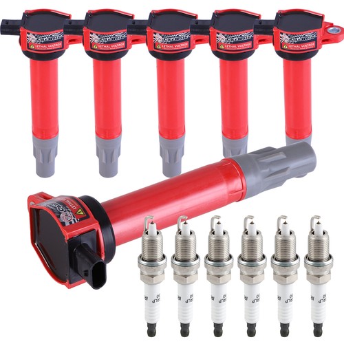 6pcs Ignition Coil + Spark Plug Kit for 2006-10 Chrysler 300 Dodge Charger UF502 - Picture 3 of 18