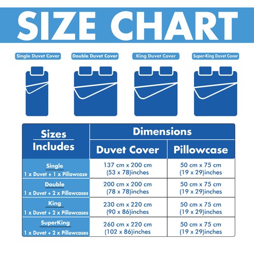 Reversible Single Double King Size Duvet Quilt Cover Bedding Set With Pillowcase - Picture 122 of 204