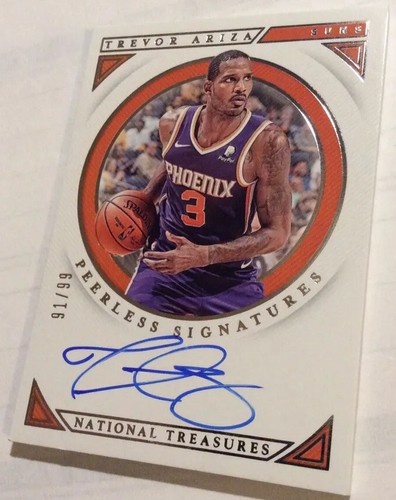 91/99 TREVOR ARIZA AUTOGRAPH 2018/19 PANINI INTERNATIONAL TREASURES PHONIX SUNS - Picture 2 of 5