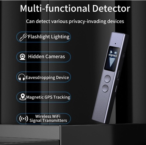 NEU versteckte Kamera Detektor GPS Tracker RF tragbar drahtlos wiederaufladbar - Bild 5 von 5