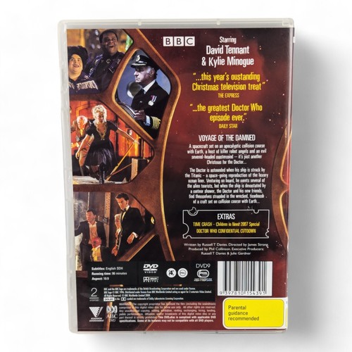 Doctor Who - Voyage Of The Damned 2007 Christmas Special DVD Region 4 TRACKED - Picture 2 of 4