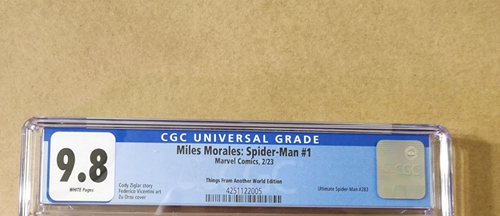 Miles Morales Spider-Man #1 - Zu Orzu TFAW Trade Variant CGC 9.8 - Picture 7 of 16