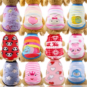 Pet-Clothes-Sweater-Chihuahua-Cartoon-Small-Dog-Coat-Jacket-Fleece-Soft-Warm-US