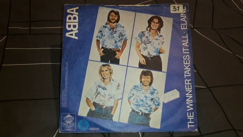ABBA, 7" vinyl, the winner takes it all, yugoslavia release, rare, 1980 - Picture 2 of 4