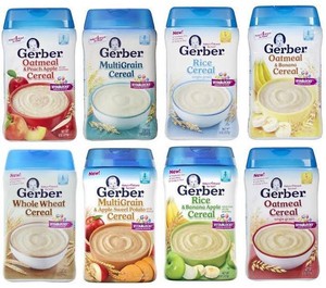 flavored baby oatmeal