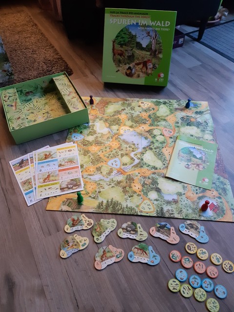 Spiel Spuren im Wald Wer findet die Tiere Huch sehr gut Spiel Spuren im Wald Wer findet die Tiere Huch sehr gut