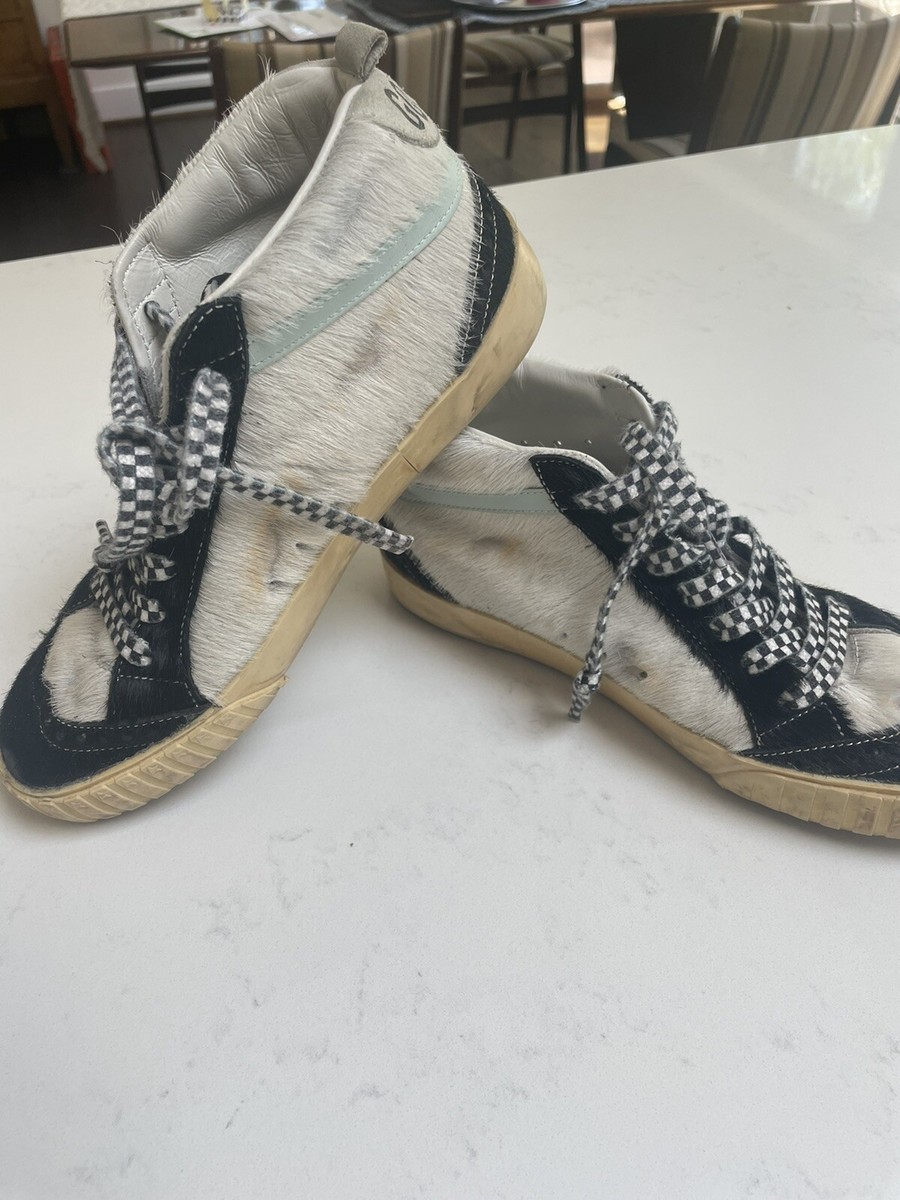 Men  MidstarWomen’s Black and White Sneakers display picture 1