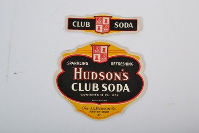 St Vintage *UNUSED* Hudson/'s Ginger Ale bottled by Salutaris Mineral Springs Co