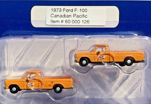 ATLAS 1/160 N SCALE 2 CP CANADIAN PACIFIC 1973 FORD F100 PICK UP TRUCKS 60000126 - Picture 6 of 7