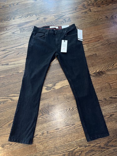 Artful Rebel Luxury Designer Denim Jax Slim Fit Black Jeans Size 32x29.5 New - Picture 1 of 12
