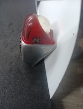 Réflecteur Feu Arrière Rouge Vintage Pour Vélo Ancien – Années 50-60 En Alliage Aluminium