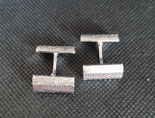 Manschettenknöpfe massiv Silber Punze 835 Ref H443 - Bild 4 von 4