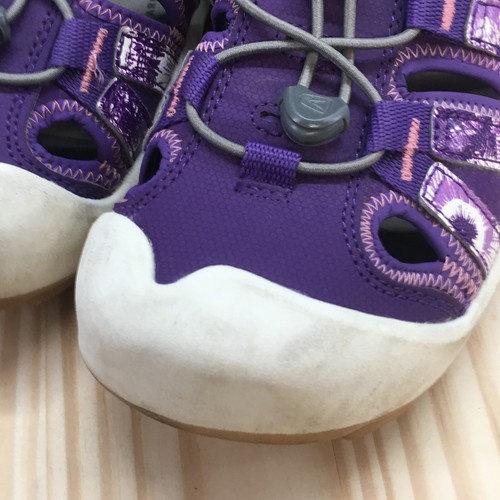 Keen Sandals Youth 5 Womens 6.5 Closed Toe Fisherman Comfort Purple Hook & Loop - Picture 5 of 18