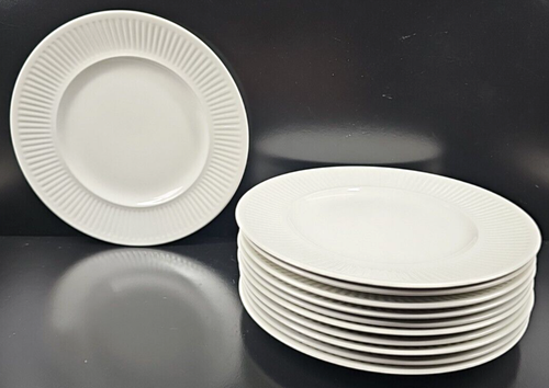Juego de 11 platos de cena Johnson Brothers Athena vintage blanco mesa servir plato lote - Imagen 7 de 24