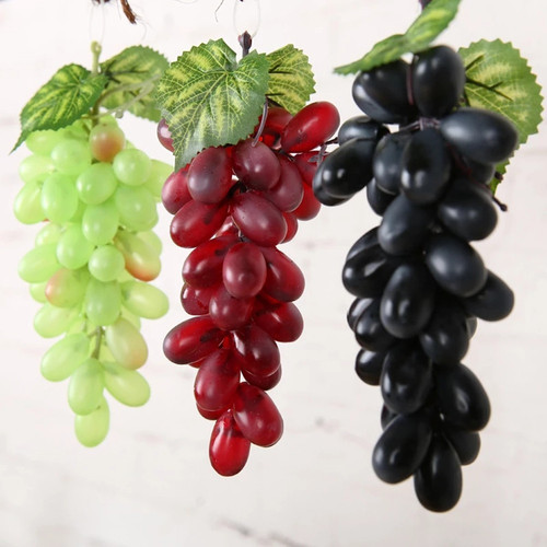Artificial Fruit Grape Food Lifelike Fake Fruits Plant Home Office Party Decor - Picture 2 of 64