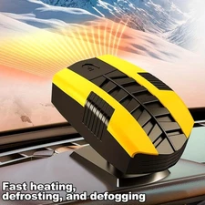 Portable Electric 180° Car Heater DC 12V 1000W Heating Fan Defogger Defroster