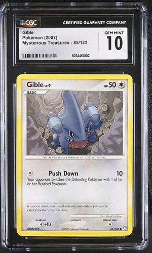 Gible graded CGC 10 for sale on eBay