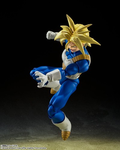 Bandai S.H. Figuarts Dragon Ball Z Trunks Infinite Latent Super Power - Imagen 4 de 6