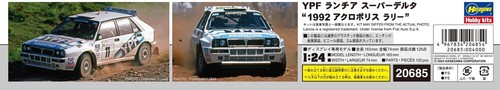 Hasegawa 1/24 YPF Lancia Super Delta 1992 Alro Polis Rally Model 20685 - 第 3/4 張圖片
