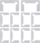 10 PCS Shower Door Hinge Shims Glass Shower Door Hinge Gaskets Anti-Slip Gasket