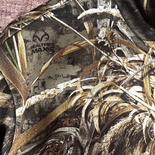Under Armour Realtree Max-5 Camuflaje 1/4 Cremallera Pullover Caza Top Para Hombres XL - Imagen 5 de 10