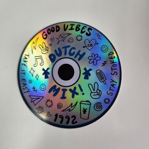 Adesivo Sorpresa Dutch Bros Drop Aug 2024 Mix CD 1992 Olografico Buone Vibrazioni - Foto 3 di 5