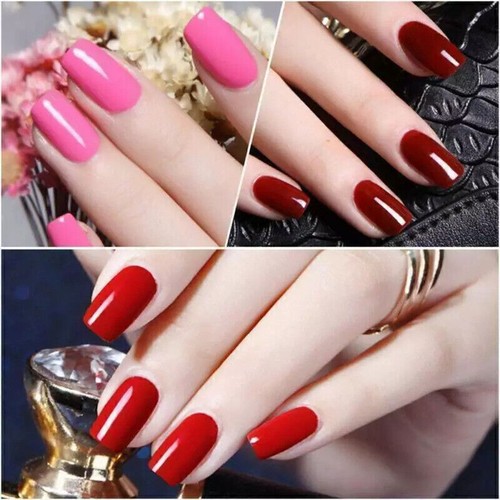10PCS Nail Gel Polish Set Soak off UV LED Colour Top Base Coat Nail Varnish - Picture 16 of 78